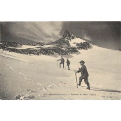 74 SAINT-GERVAIS-LES-BAINS. Alpinistes au Sommet du Mont Tondu vers 1912