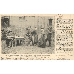 43 LE PUY EN VELAY. La Bourrée avec paroles et musique 1904