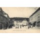 25 PONT-DE-ROIDE. Hôtel des voyageurs et Au Bon Marché sur la Place 1913