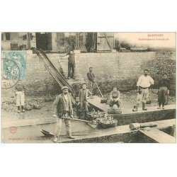 carte postale ancienne 17 MARENNES. Etablissement Hostréicole ou Ostréicole 1904. Huîtres et Métiers de la Mer