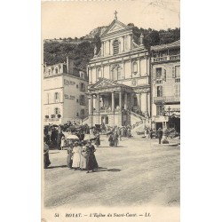 63 ROYAT. Sortie de Messe Eglise du Sacré-Coeur 1930