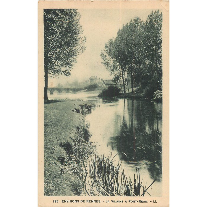 Carte Postale Ancienne – PONT-REAN – Un Joli Coin Du Boel – Réf CAR-AAYP4-35-0297
