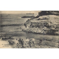 64 BIARRITZ. L'Arrivée des Pêcheurs et Poissons 1905