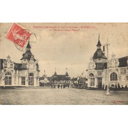 2 x cpa 59 ROUBAIX. Exposition 1911 Entrée Village Flamand et Hôpital de la Fraternité 1919
