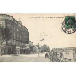 94 ALFORTVILLE. Café restaurant Quai d'Alfortville 1911