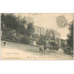 carte postale ancienne 17 PONS. Le Château 1903