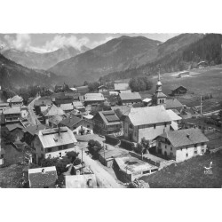 74 LES CONTAMINES-MONTJOIE. Vue aérienne du Village