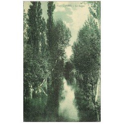 carte postale ancienne 17 PONS. Rivière la Seugne 1923