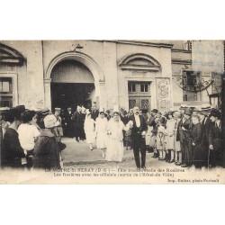 79 LA MOTHE-SAINT-HERAYE. Fête traditionnelle des Rosières avec les officiels vers 1936