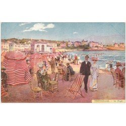 carte postale ancienne 17 PONTAILLAC. La Plage