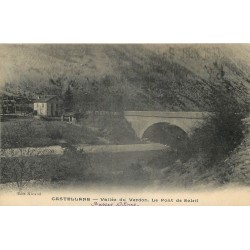 04 CASTELLANE. Le Pont de Soleil Vallée du Verdon 1933