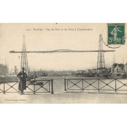 44 NANTES. Port et Pont à Transbordeur 1918