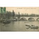 2 x cpa 94 ALFORTVILLE. Départ des Bateaux Pont de Charenton et Passerelle sur la Marne
