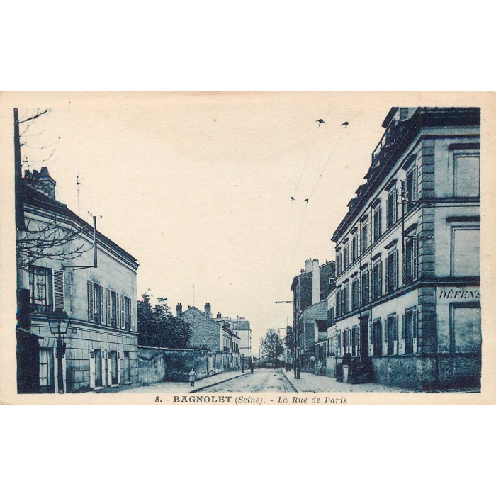 93 Bagnolet. Place de la Mairie. Café Restaurant " Le Bal Perdu " rue