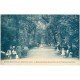 carte postale ancienne 17 ROCHEFORT-SUR-MER. Allée des Jardins de la Préfecture Maritime 1907 Nurses et landau