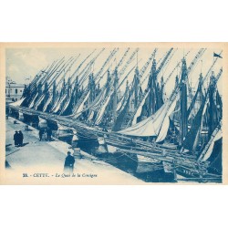 34 CETTE ou SETE. Bateaux de Pêche Quai de la Consigne