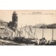 66 COLLIOURE. Bateaux de Pêche et Tour de l'Entrée du Port avec Pêcheurs 1924