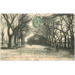 carte postale ancienne 17 ROCHEFORT-SUR-MER. Ecole de dressage des Chevaux 1907
