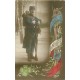 2 x cpa Militaria Patriotique Poilus avec drapeau 1914