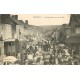 03 BEZENET. Rare Caravane de Forains sur la Grande Route un jour de Fêta vers 1907