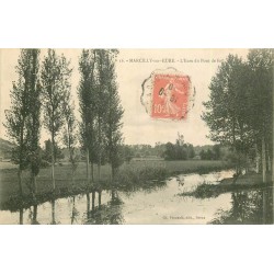 27 MARCILLY-SUR-EURE. L'Eure du Pont de Fer 1910