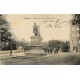 07 ANNONAY. Statue des Frères Montgolfier. Carte toilée 1907