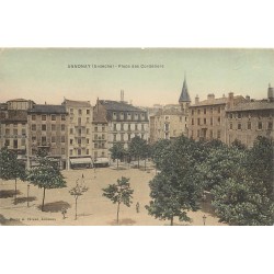 07 ANNONAY. Hôtel et Droguerie Moderne Place des Cordeliers 1913