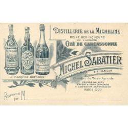 11 CITE DE CARCASSONNE. Publicité Distillerie de la Micheline Sabatier