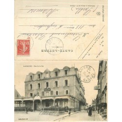 14 LANGRUNE. Grand Hôtel rue de la Mer et une partie de croquet 1909