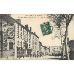 15 AURILLAC. Distillerie du Viaduc Rue des Carmes à l'Entrée de la Ville 1914