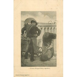 16 ANGOULEME. Vendeur de Lapins. Les Vieux Métiers 1915