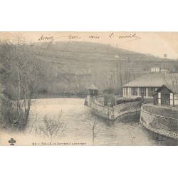 19 TULLE. La Corrèze à Lamarque 1903 avec son déversoir
