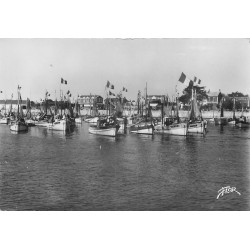 17 ILE D'OLERON. La Cotinière avec Flotille dans le Port avant les Régates