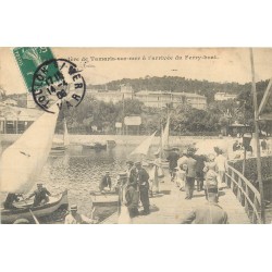 83 TAMARIS-SUR-MER. A l'arrivée du Ferry-boat avec barques de Pêcheurs 1908