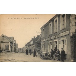 28 SAINT-PREST. Magnifique voiture au Café des Sports Carrefour de la Mairie 1927