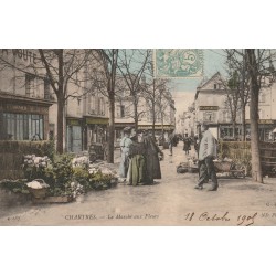 28 CHARTRES. Le Marché aux Fleurs 1905
