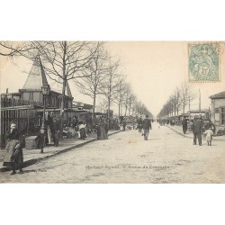 93 BAGNOLET-MONTREUIL. Le Marché aux Puces avenue du Centenaire 1906