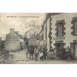 29 BENODET. Attelage Tabac Denes descente Route de Quimper 1916