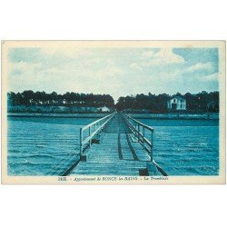 carte postale ancienne 17 RONCE-LES-BAINS. La Tremblade. Appontement 1927