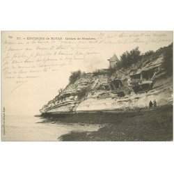 carte postale ancienne 17 ROYAN. Grottes de Meschers 1903