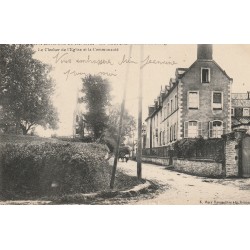 35 SAINT-LAURENT. Clocher de l'Eglise à l'entrée du Bourg 1915