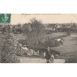 35 RENNES. Thabor Jardin Cours d'Eau 1908