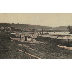 78 BONNIERES-SUR-SEINE. Péniche sur les bords de la Seine