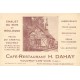37 VOUVRAY LES VINS. Carte publicitaire format CPA. Café Restaurant Dahay Route Nationale Paris Tours Bordeaux
