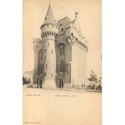 Superbe lot de 9 cpa BRUXELLES vers 1900 Anspach, Porte Hal, Congrès, Bourse, Cathédrale, Palais Roi, Hôtel de Ville
