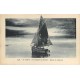 17 Ile d'Oléron SAINT-TROJAN-LES-BAINS. Barque de Pêcheurs au crépuscule 1926
