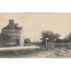 72 NUILLE-LE-JALAIS. Café de la Pie qui Couette sur Grande-Rue 1918