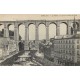 4 cpa 29 MORLAIX. Viaduc, Fontaine Carmélites, Créou et Manufacture des Tabacs