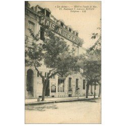 carte postale ancienne 17 ROYAN. Les Autans. Hôtel 12 Boulevard Garnier. Carte Publicitaire