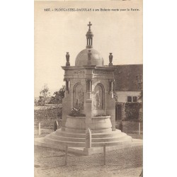 5 cpa 29 PLOUGASTEL-DAOULAS. Monument Enfants morts pour la Patrie, Calvaire Clocher Flèche